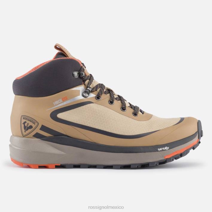 hombres Rossignol zapatos de senderismo impermeables camel HPXL46 calzado camello