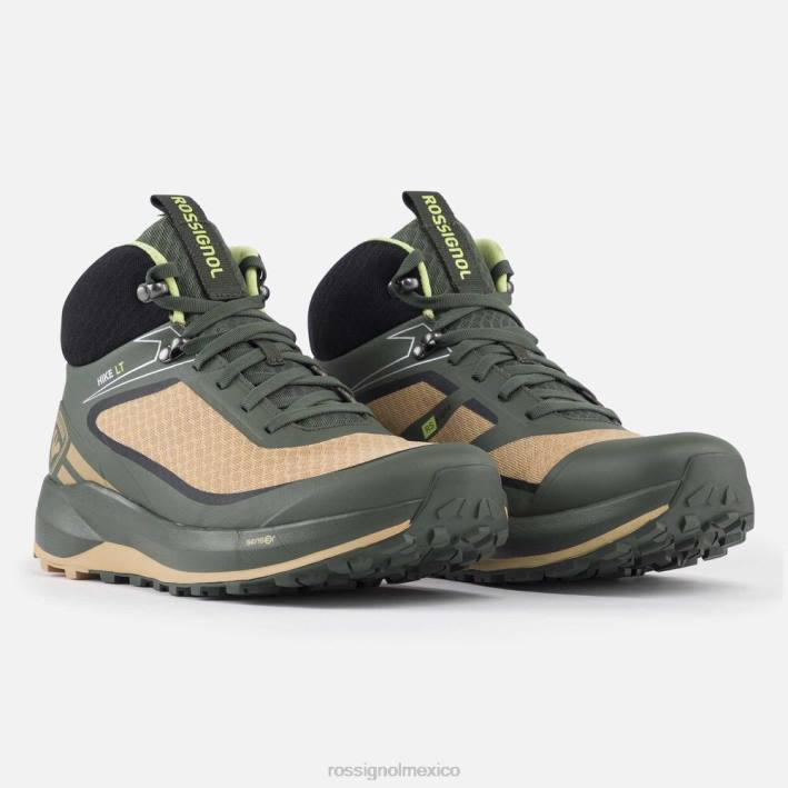 hombres Rossignol zapatos ligeros para caminar HPXL391 calzado verde