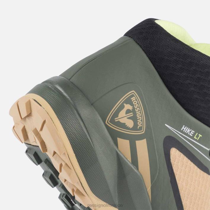 hombres Rossignol zapatos ligeros para caminar HPXL391 calzado verde