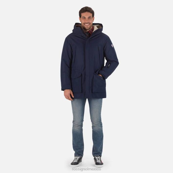 hombres Rossignol chaqueta parka HPXL524 tapas azul marino oscuro