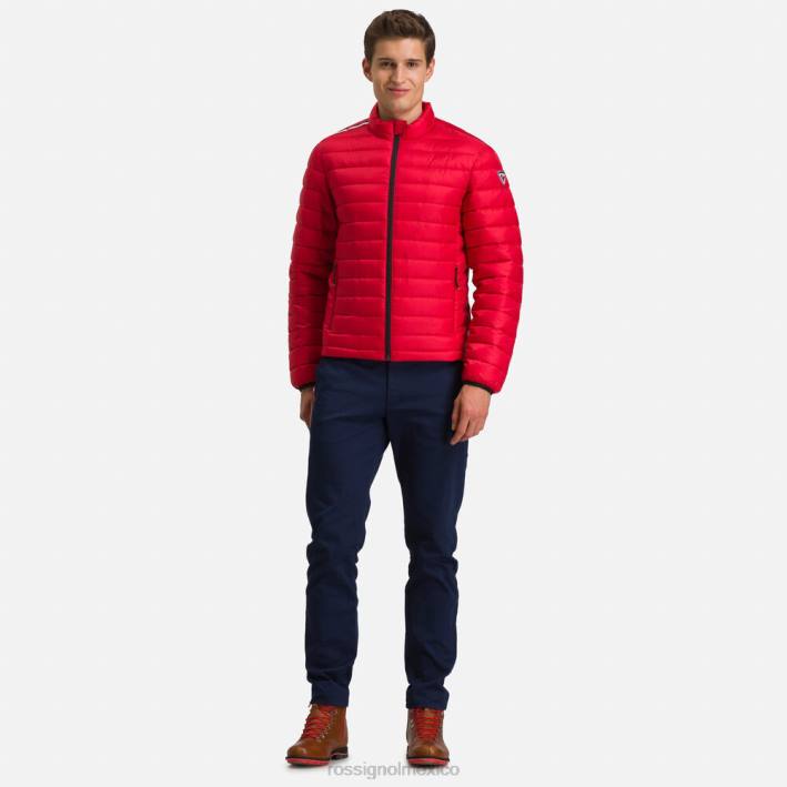 hombres Rossignol chaqueta aislante 180gr HPXL499 tapas carmín