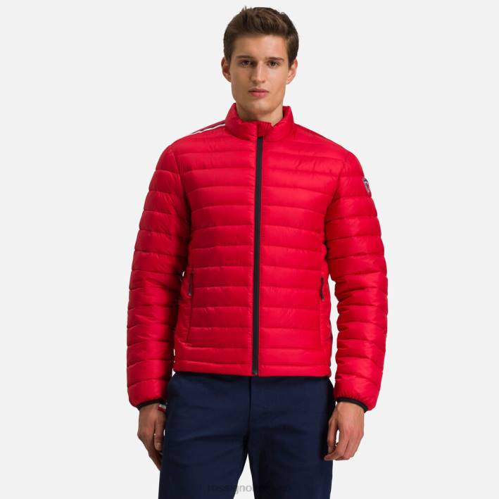 hombres Rossignol chaqueta aislante 180gr HPXL499 tapas carmín