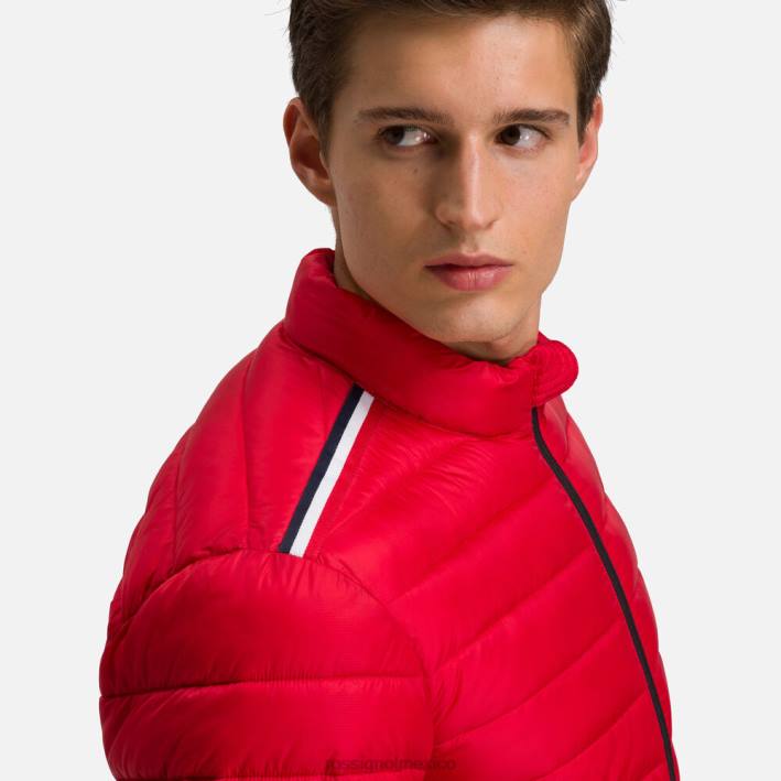 hombres Rossignol chaqueta aislante 180gr HPXL499 tapas carmín