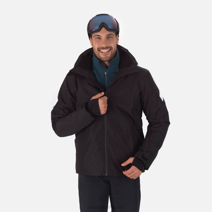 hombres Rossignol chaqueta de esquí controle HPXL588 tapas negro