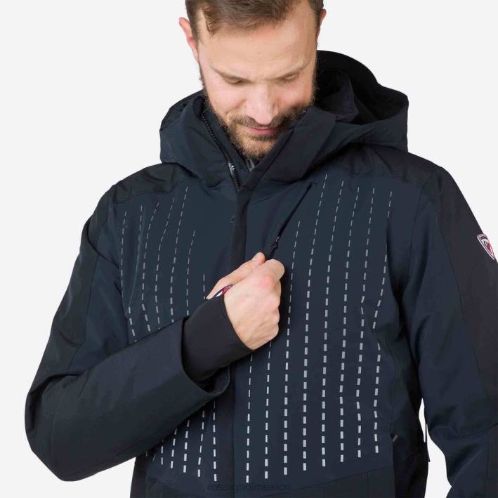 hombres Rossignol chaqueta de esquí degradada HPXL634 tapas negro