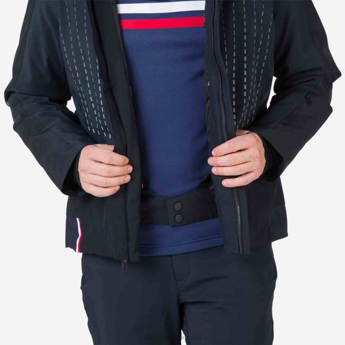 hombres Rossignol chaqueta de esquí degradada HPXL634 tapas negro