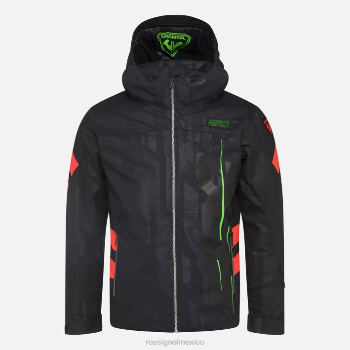 hombres Rossignol chaqueta de esquí héroe HPXL679 tapas negro