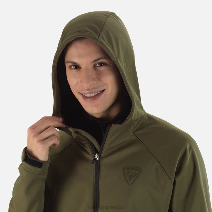 hombres Rossignol chaqueta softshell HPXL326 tapas hoja de acino