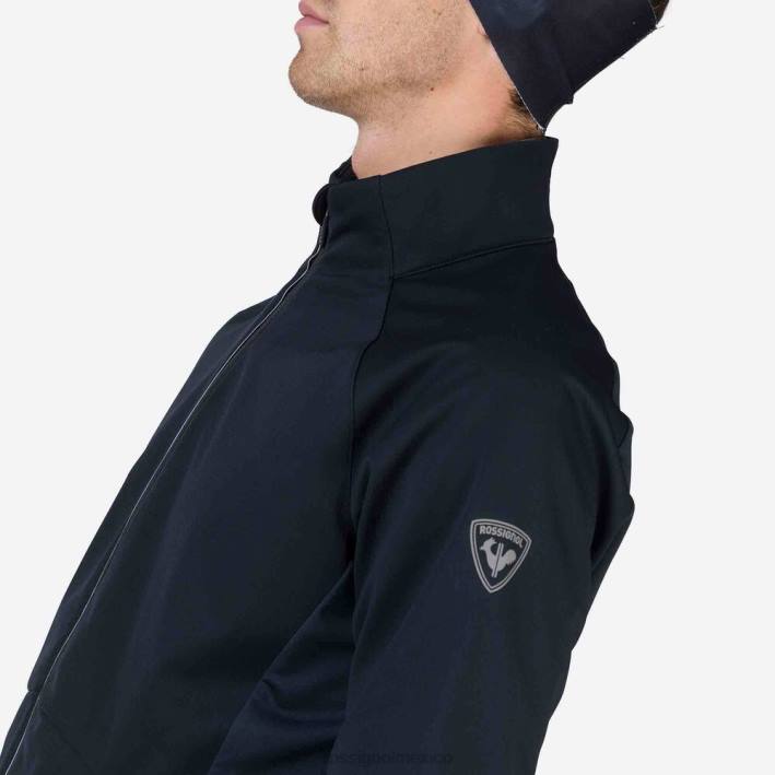 hombres Rossignol chaqueta suave HPXL329 tapas negro