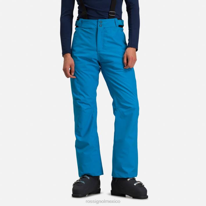 hombres Rossignol pantalones de esquí HPXL243 fondos azul