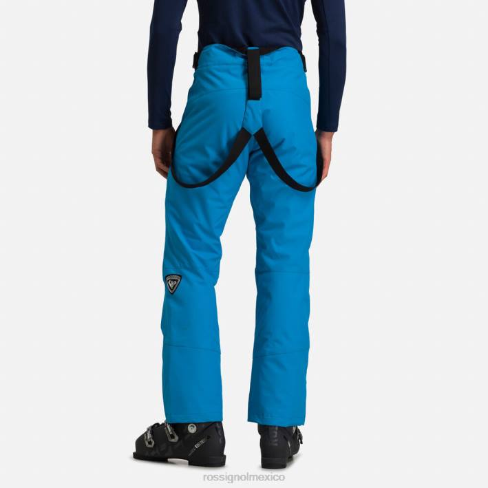 hombres Rossignol pantalones de esquí HPXL243 fondos azul