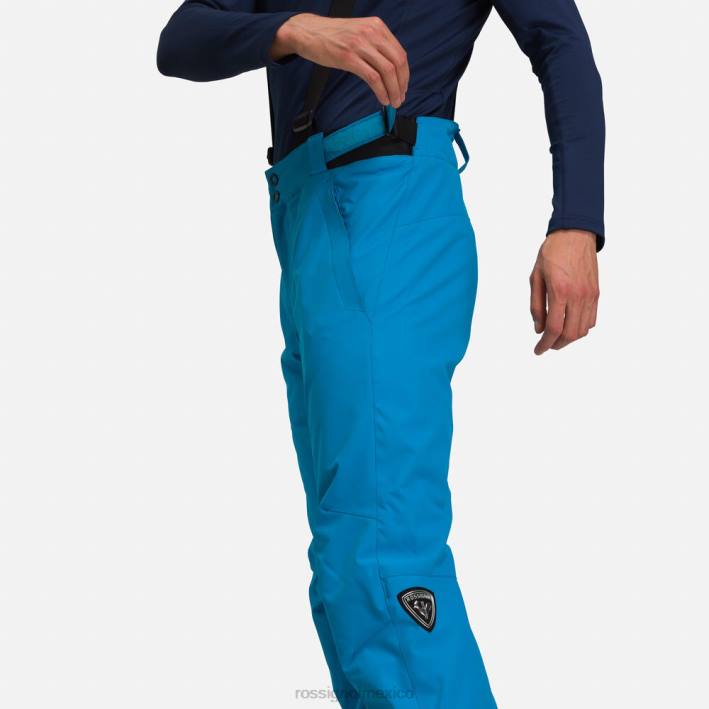 hombres Rossignol pantalones de esquí HPXL243 fondos azul