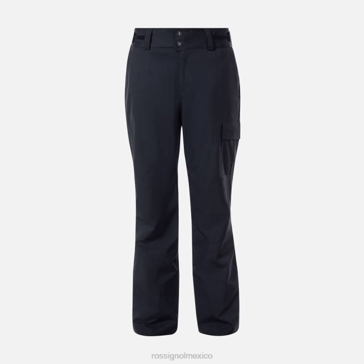 hombres Rossignol pantalones de esquí relajados HPXL362 fondos negro