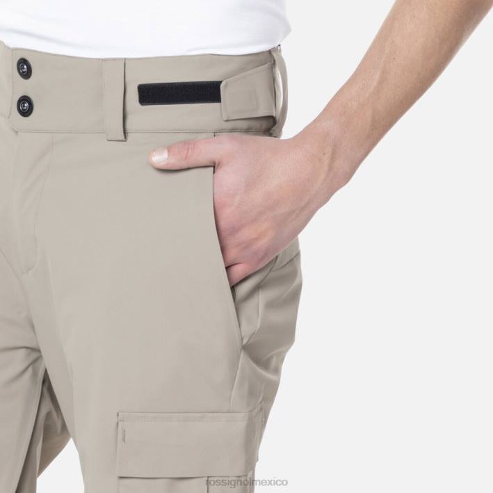 hombres Rossignol pantalones de esquí relajados HPXL439 fondos duna