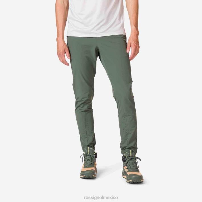 hombres Rossignol pantalones ligeros HPXL145 fondos verde ébano