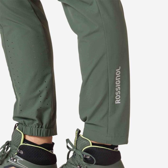 hombres Rossignol pantalones ligeros HPXL145 fondos verde ébano