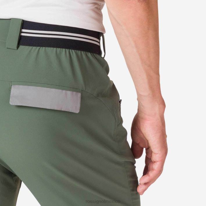 hombres Rossignol pantalones ligeros HPXL145 fondos verde ébano