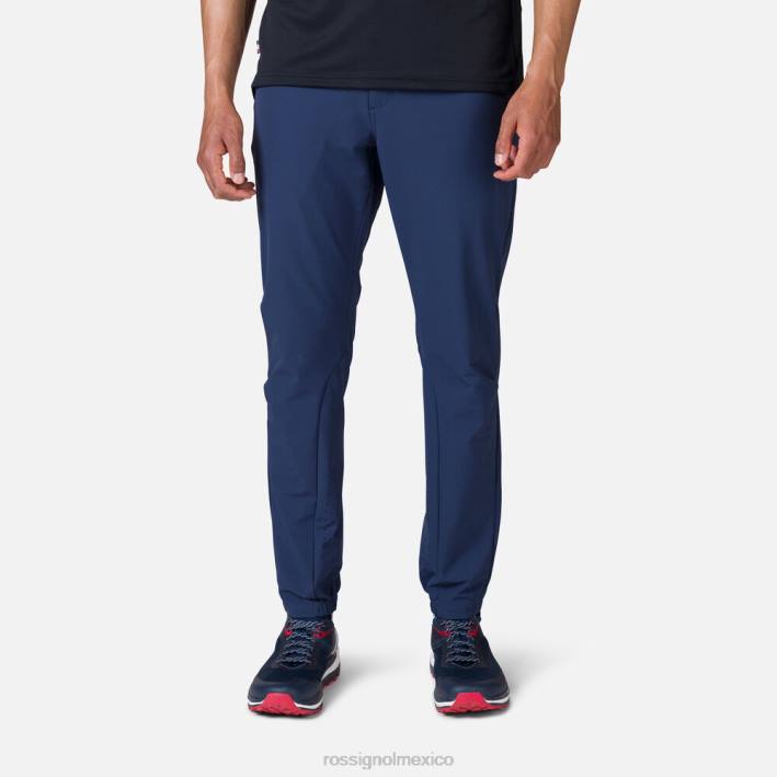 hombres Rossignol pantalones ligeros HPXL358 fondos azul marino oscuro