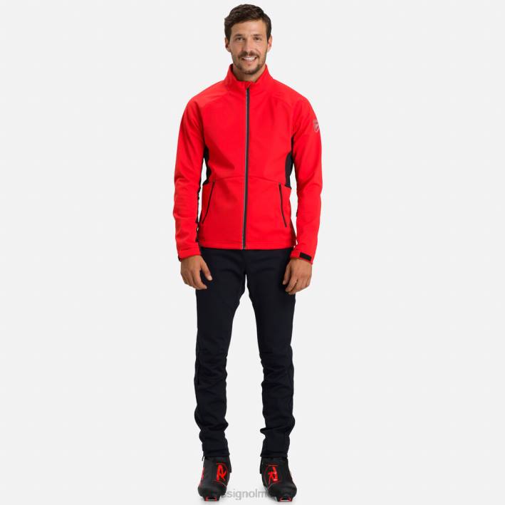 hombres Rossignol pantalones softshell HPXL664 fondos negro