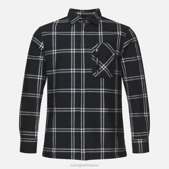 hombres Rossignol camisa de franela HPXL240 tapas negro