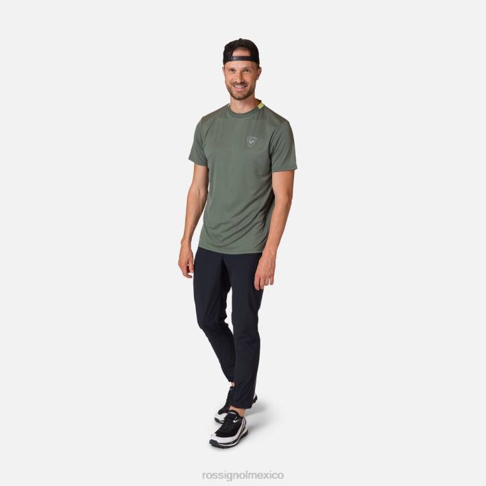 hombres Rossignol camiseta activa HPXL87 tapas verde ébano