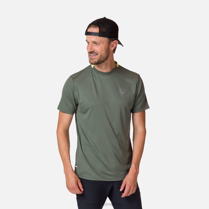 hombres Rossignol camiseta activa HPXL87 tapas verde ébano