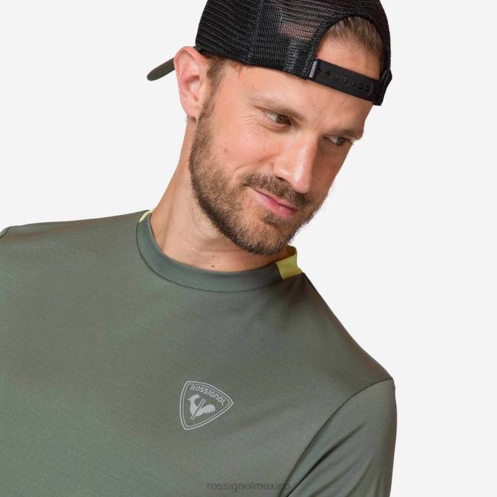 hombres Rossignol camiseta activa HPXL87 tapas verde ébano