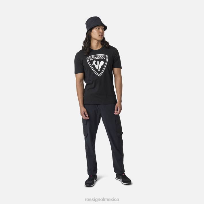 hombres Rossignol camiseta con logo HPXL1 tapas negro