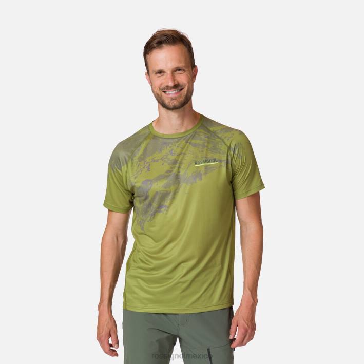 hombres Rossignol camiseta ligera HPXL21 tapas Musgo Verde