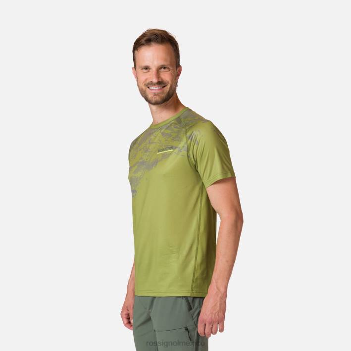 hombres Rossignol camiseta ligera HPXL21 tapas Musgo Verde