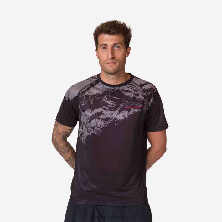 hombres Rossignol camiseta ligera HPXL9 tapas negro