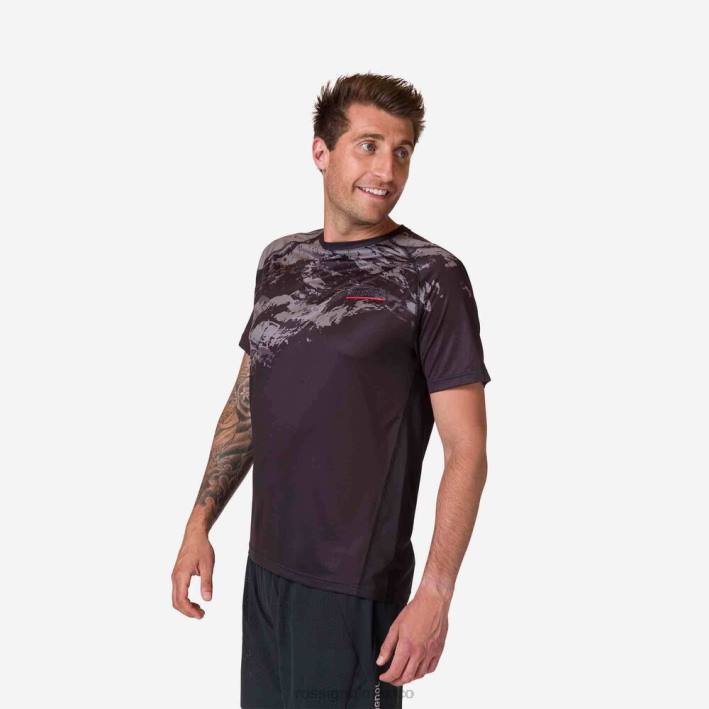 hombres Rossignol camiseta ligera HPXL9 tapas negro