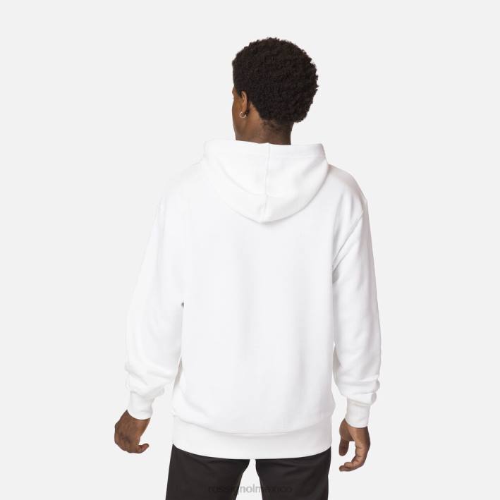 hombres Rossignol sudadera con capucha HPXL493 tapas blanco