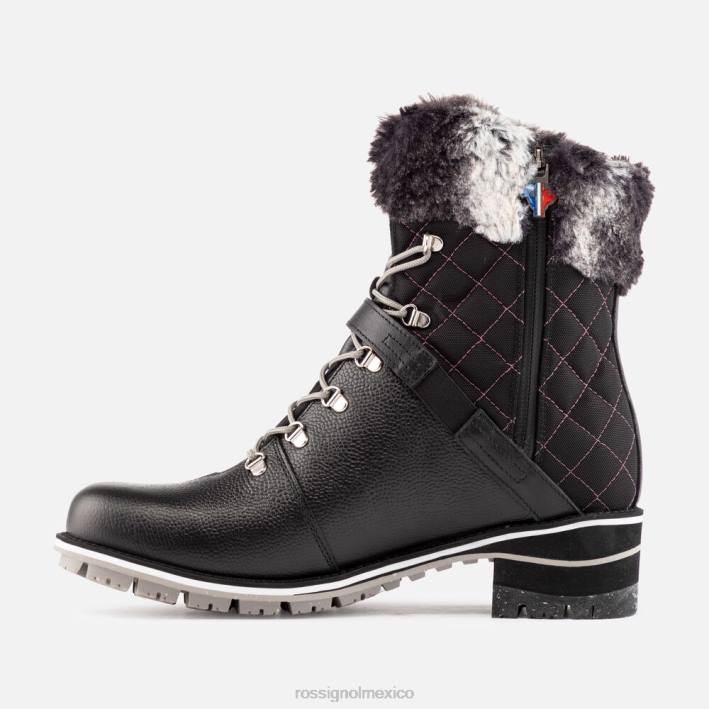 mujer Rossignol botas megeve 1907 HPXL1057 calzado negro