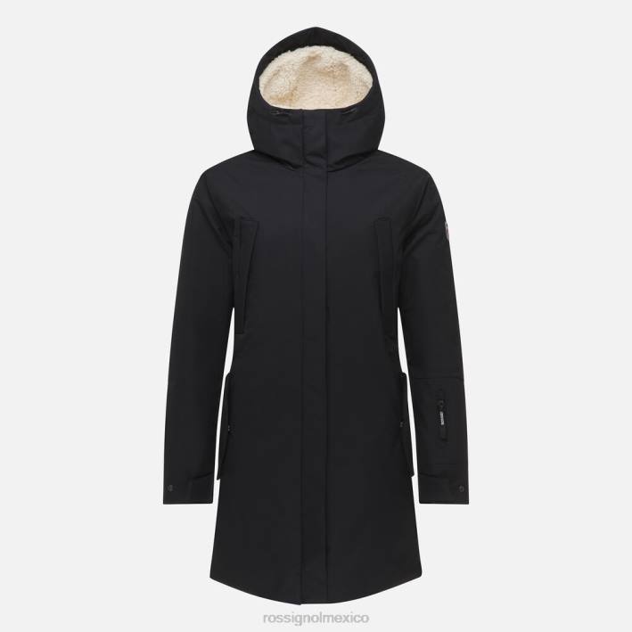 mujer Rossignol anorak HPXL855 tapas negro