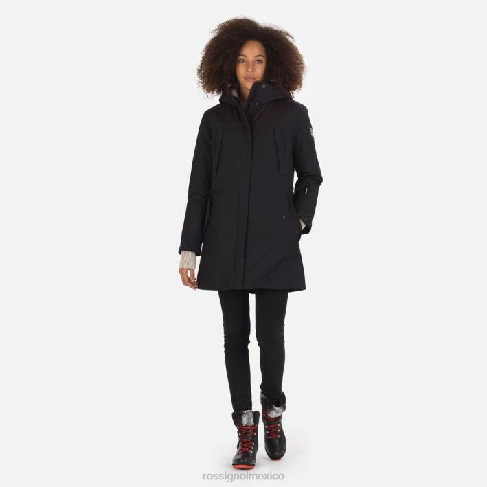 mujer Rossignol anorak HPXL855 tapas negro