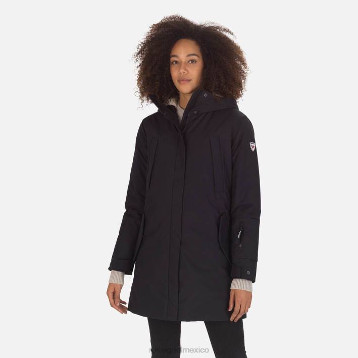 mujer Rossignol anorak HPXL855 tapas negro