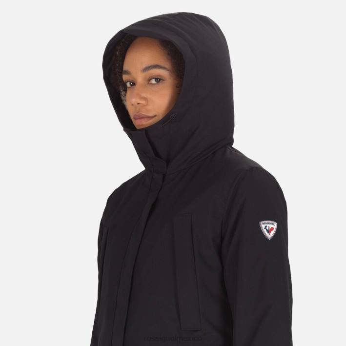 mujer Rossignol anorak HPXL855 tapas negro