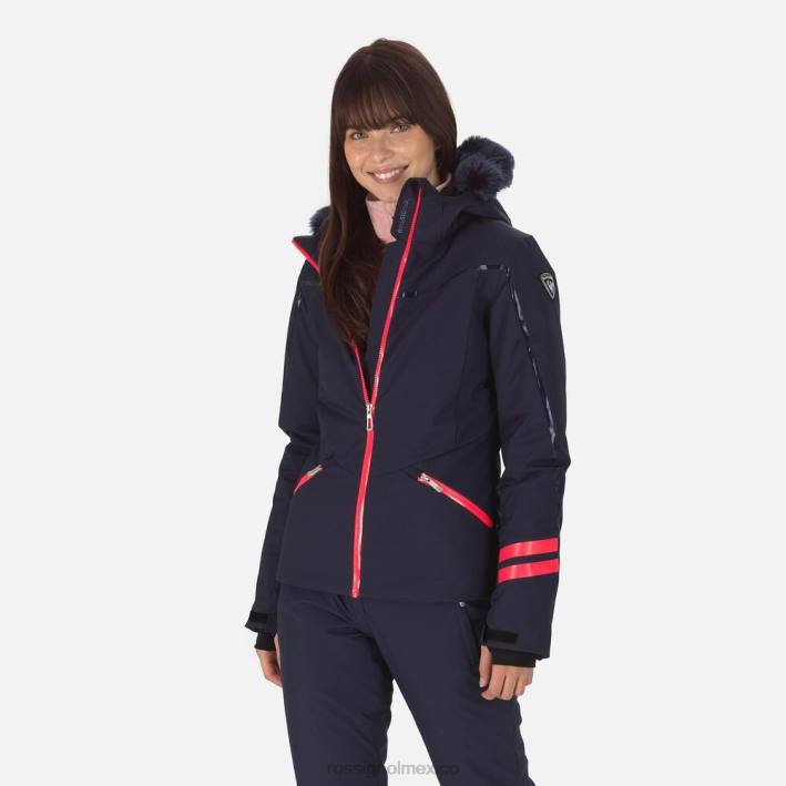 mujer Rossignol chaqueta de esquí HPXL787 tapas eclipse