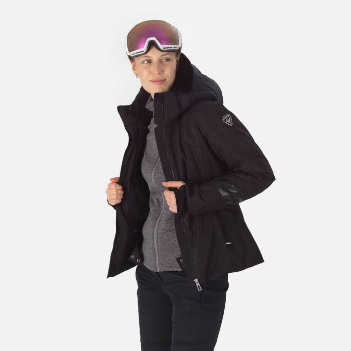 mujer Rossignol chaqueta de esquí controle HPXL930 tapas negro