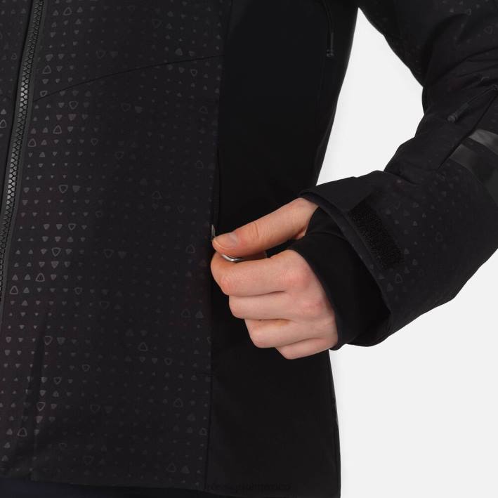 mujer Rossignol chaqueta de esquí controle HPXL930 tapas negro