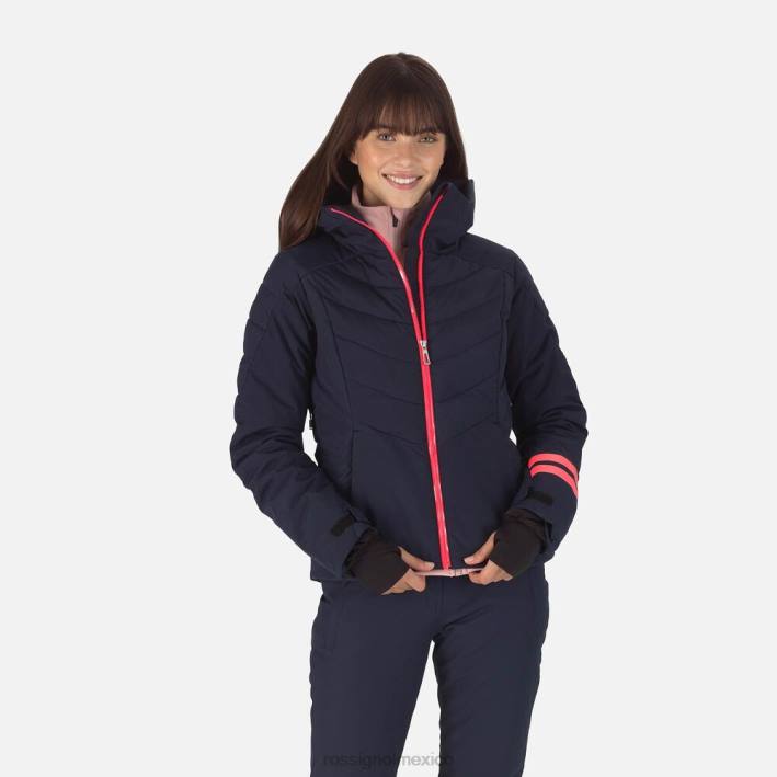 mujer Rossignol chaqueta de esquí courbe HPXL1118 tapas eclipse