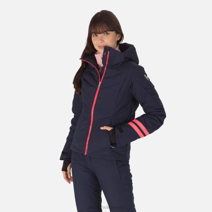 mujer Rossignol chaqueta de esquí courbe HPXL1118 tapas eclipse