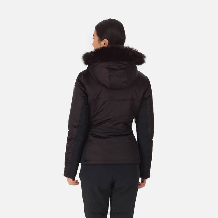 mujer Rossignol chaqueta de esquí roc HPXL1033 tapas negro