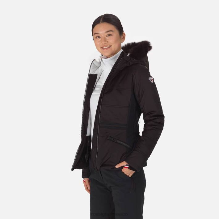 mujer Rossignol chaqueta de esquí roc HPXL1033 tapas negro