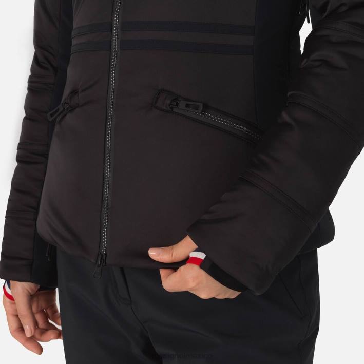 mujer Rossignol chaqueta de esquí roc HPXL1033 tapas negro