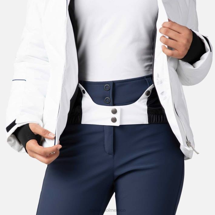 mujer Rossignol chaqueta de esquí staci HPXL1030 tapas blanco