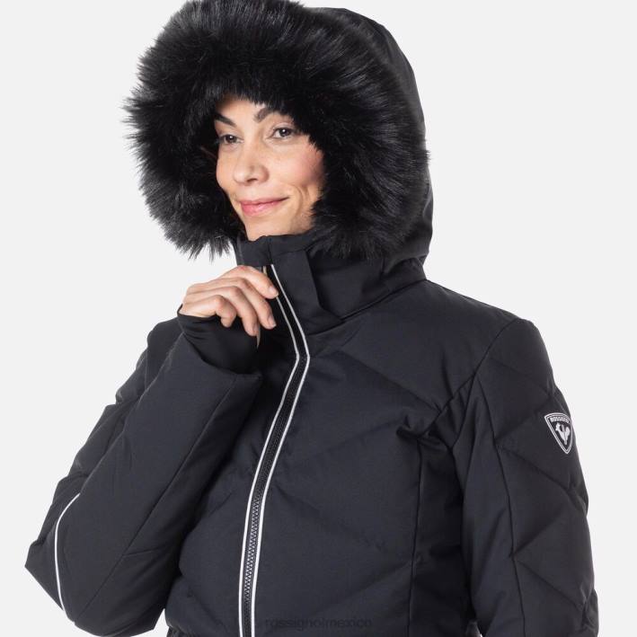 mujer Rossignol chaqueta de esquí staci HPXL759 tapas negro