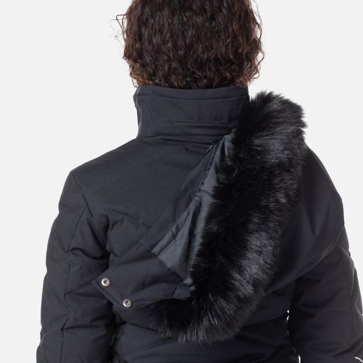 mujer Rossignol chaqueta de esquí staci HPXL759 tapas negro