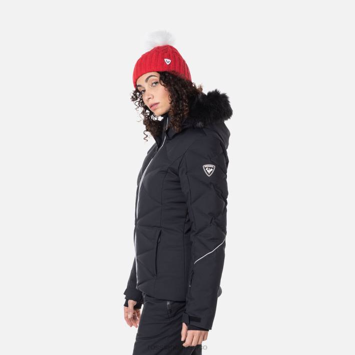 mujer Rossignol chaqueta de esquí staci HPXL759 tapas negro